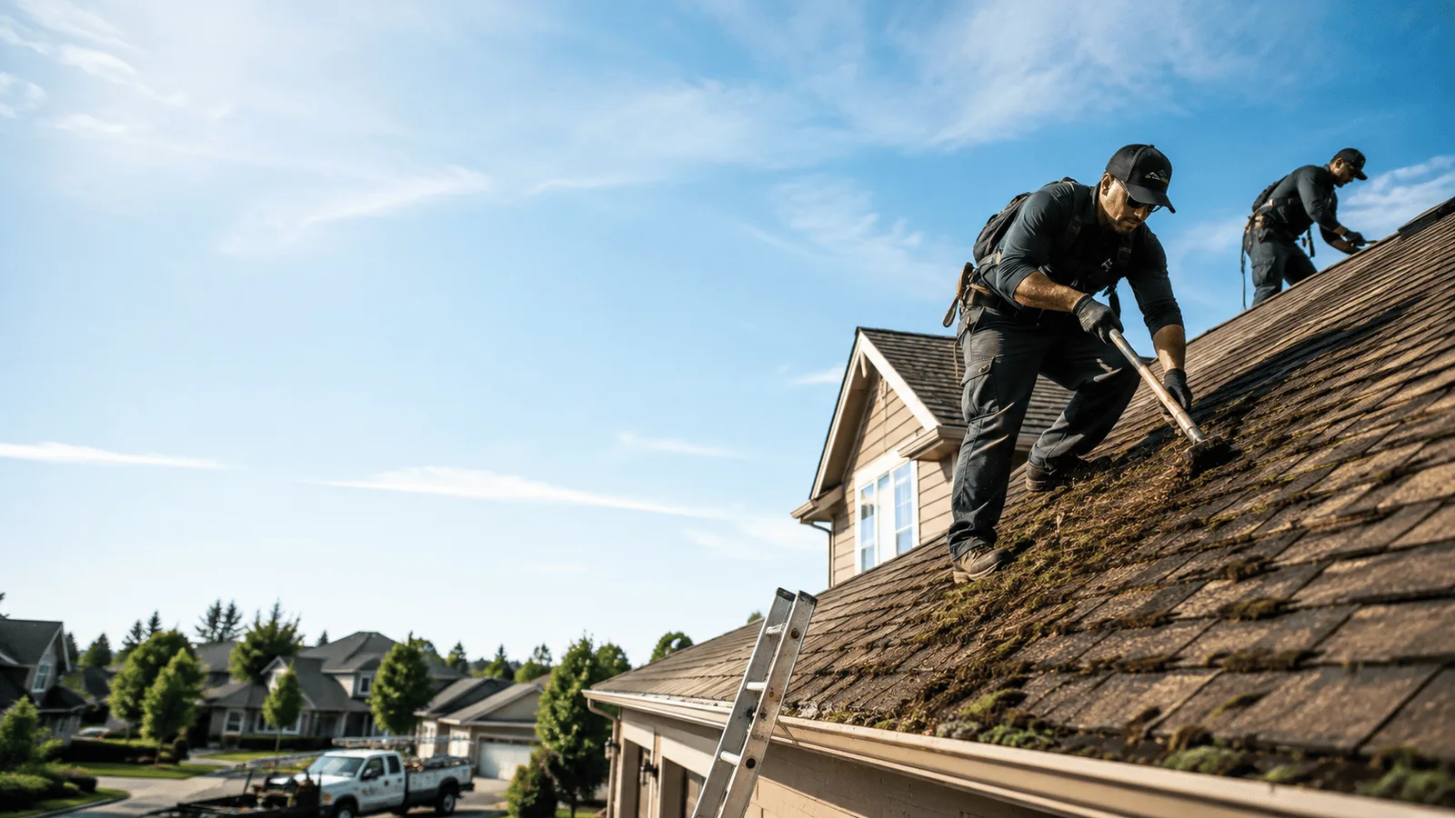Roof Moss Removal in Bacliff, TX near me
